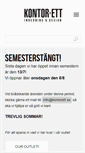 Mobile Screenshot of kontorett.se