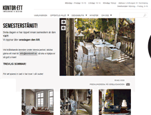 Tablet Screenshot of kontorett.se